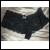 Ink's sexy black lace boyshorts